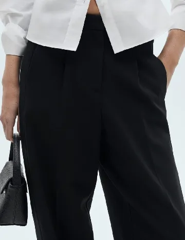 Pantaloni Mango, negru