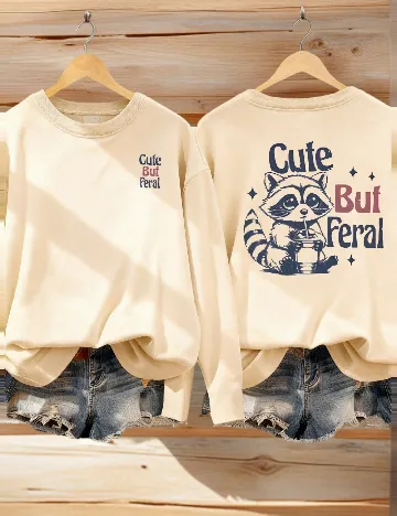 Bluza Shein Kids, crem