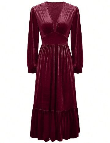 Rochie lunga SHEIN, grena