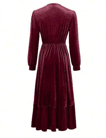 Rochie lunga SHEIN, grena