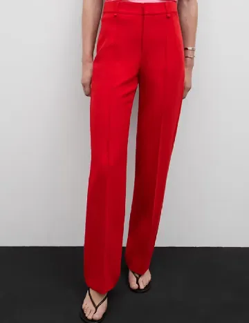Pantaloni Mango, rosu