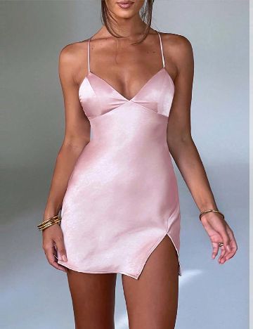 Rochie scurta SHEIN, roz