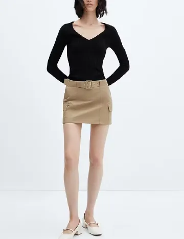 Bluza Mango, negru