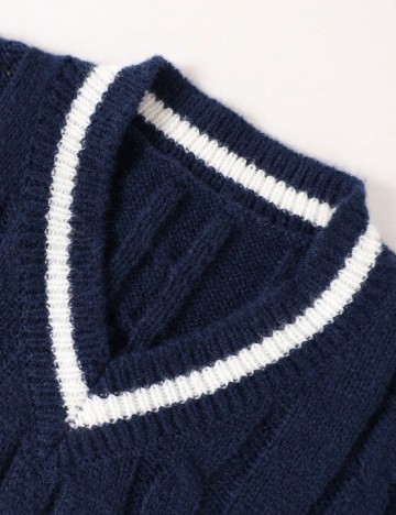 Pulover Shein Kids, bleumarin