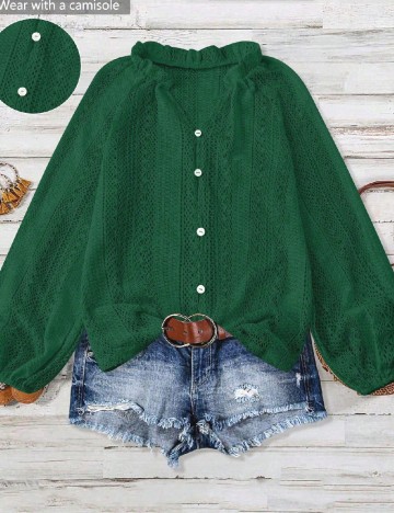 Cardigan SHEIN, verde