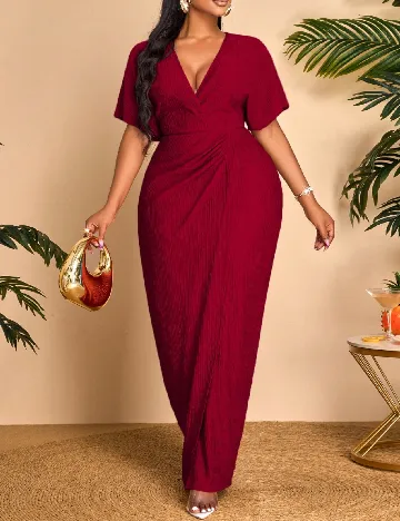 Rochie lunga SHEIN CURVE, rosu