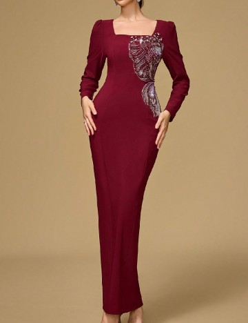 Rochie lunga Toleen, visiniu