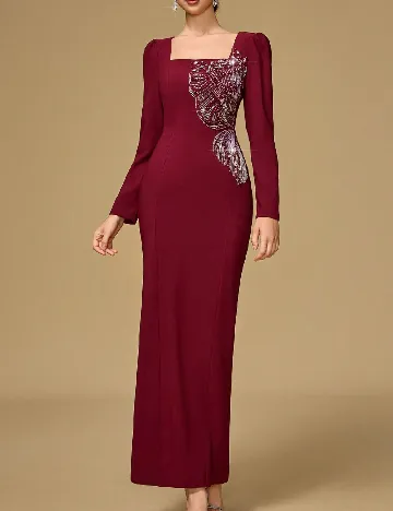 Rochie lunga Toleen, visiniu