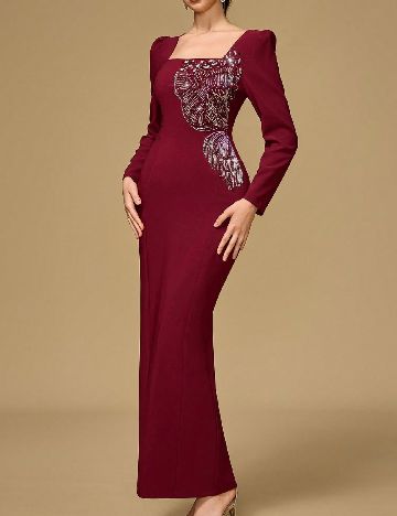 Rochie lunga Toleen, visiniu