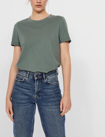 Tricou Vero Moda, verde, M