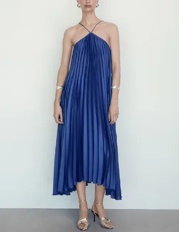Rochie lunga Mango, albastru