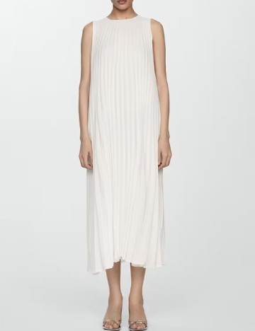 Rochie medie Mango, alb
