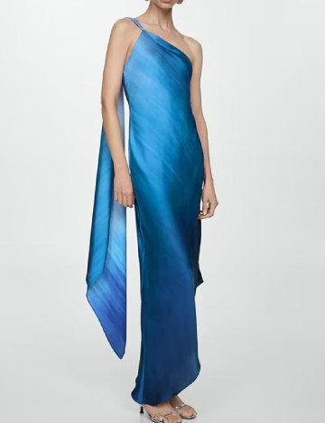 Rochie lunga Mango, albastru