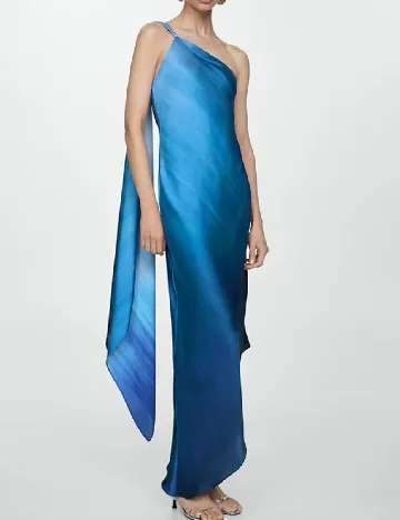 Rochie lunga Mango, albastru