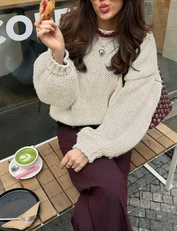 Pulover SHEIN, bej