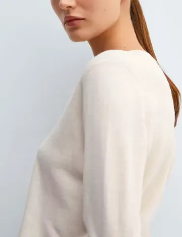 Bluza Mango, crem