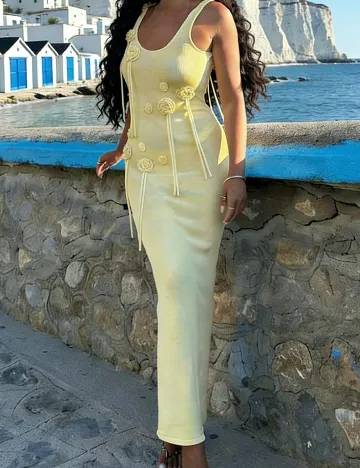 Rochie lunga SHEIN, galben