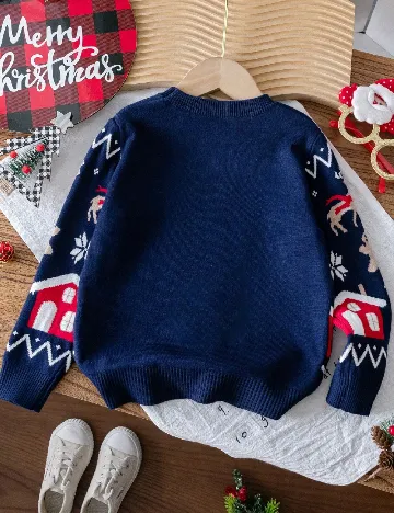 Bluza Shein Kids, bleumarin