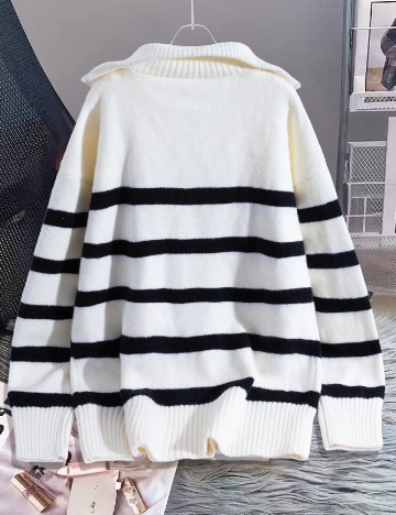 Pulover SHEIN CURVE, ecru