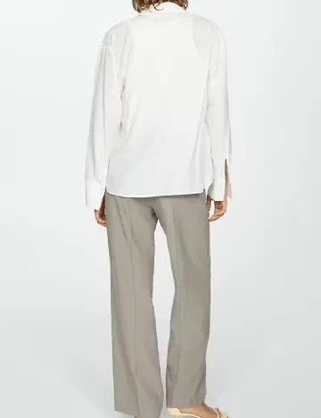 Camasa Oversize Mango, alb