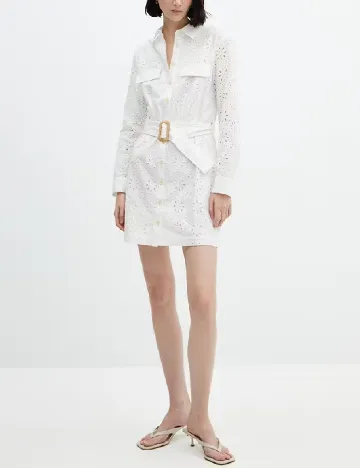 Rochie scurta Mango, alb