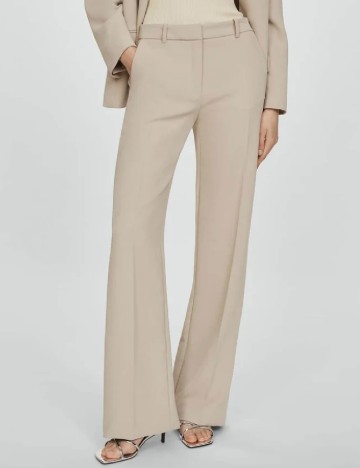 Pantaloni Mango, bej