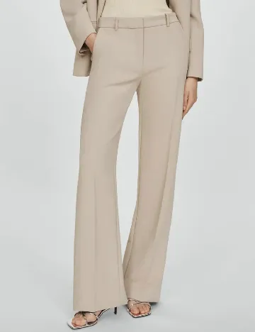 Pantaloni Mango, bej