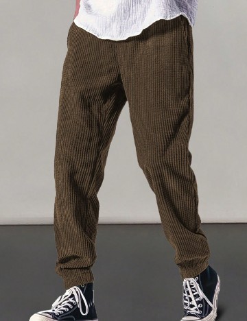 Pantaloni Shein Kids, maro