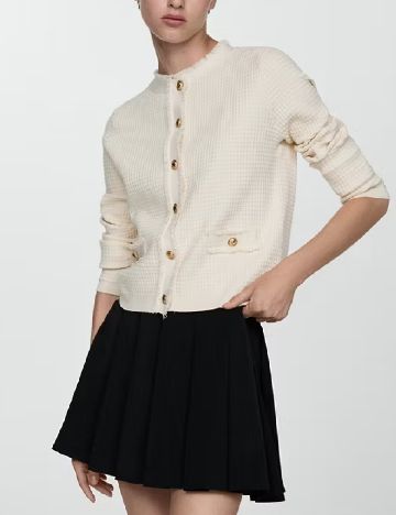 Cardigan Mango, crem