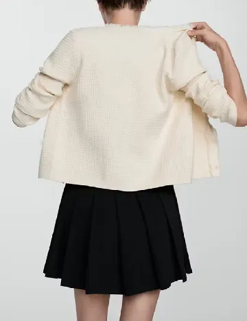 Cardigan Mango, crem