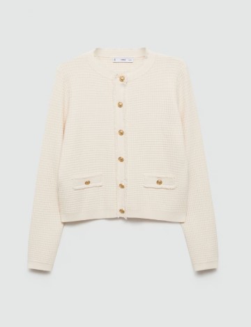 Cardigan Mango, crem