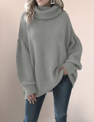 Pulover Oversize SHEIN, gri