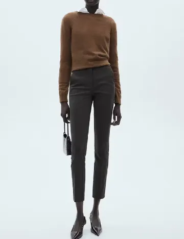 Pantaloni Mango, gri