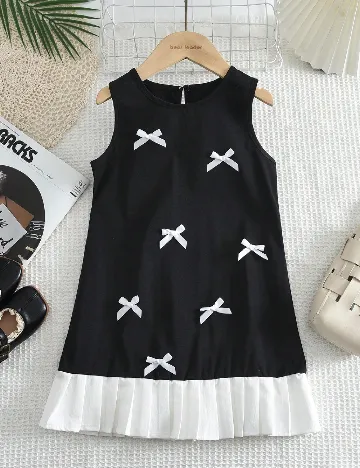 Rochie Shein Kids, negru/alb
