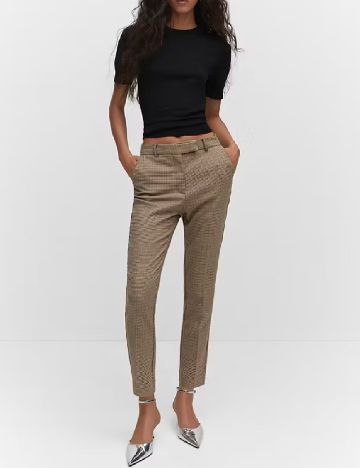 Pantaloni Mango, maro