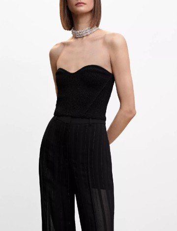 Top Mango, negru