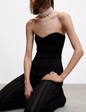 Top Mango, negru