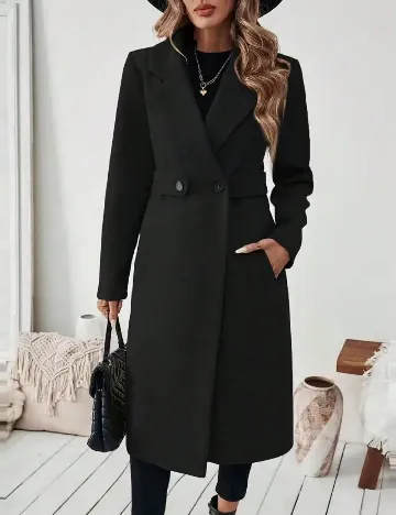 Palton SHEIN CURVE, negru