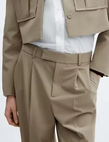 Pantaloni Mango, gri