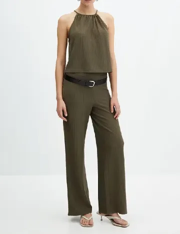 Pantaloni Mango, verde