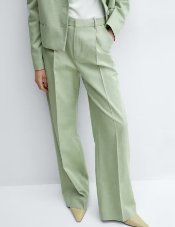 Pantaloni Mango, verde