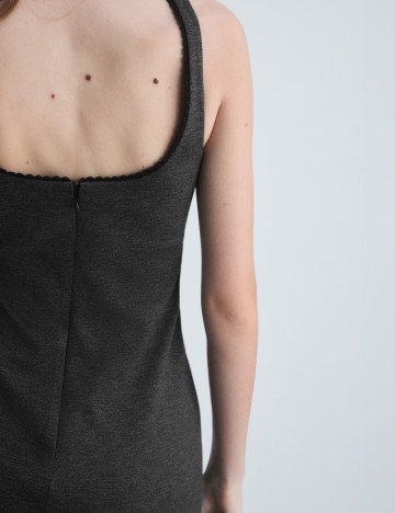 Rochie scurta Mango, gri