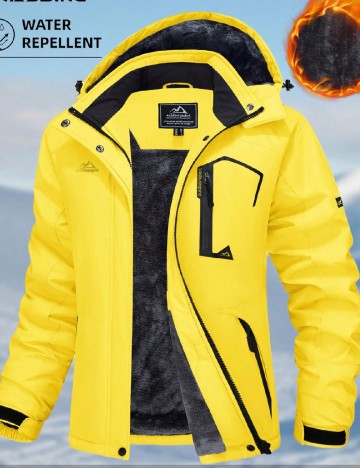 Geaca de ski SHEIN, galben