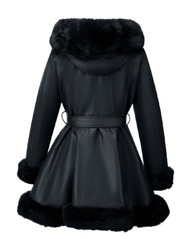 Palton Giolshon, negru
