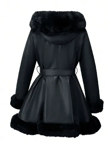 Palton Giolshon, negru