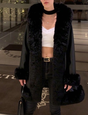 Palton Giolshon, negru