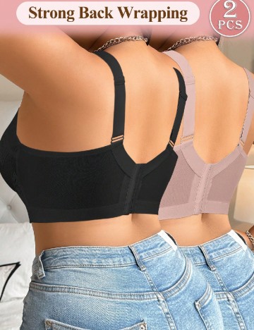 Set sutiene 2 bucati SHEIN CURVE, mix culori