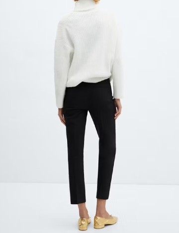 Pantaloni Mango, negru