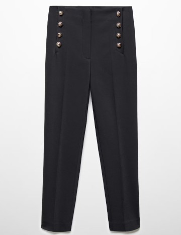Pantaloni Mango, negru