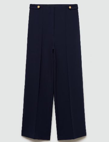 Pantaloni Mango, bleumarin inchis
